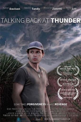 Talking Back at Thunder poster art