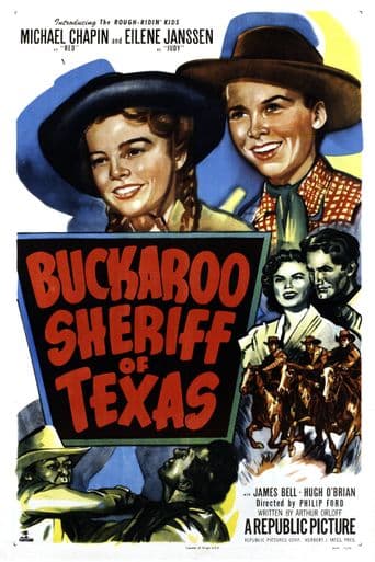 Buckaroo Sheriff of Texas poster art