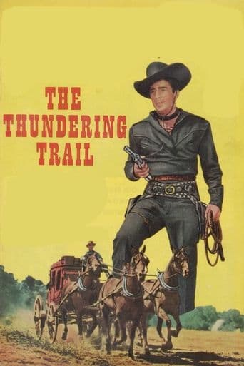 The Thundering Trail poster art