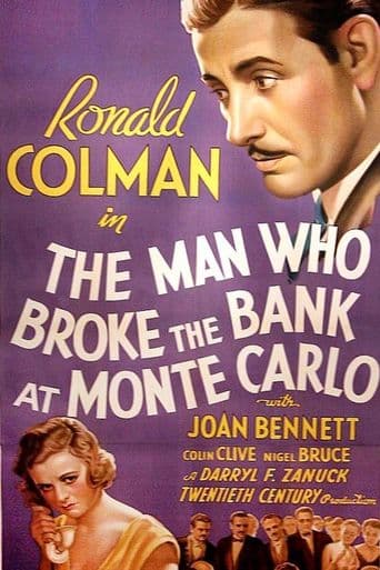 The Man Who Broke the Bank at Monte Carlo poster art