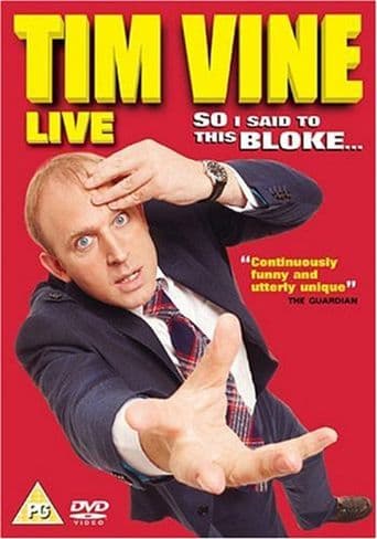 Tim Vine: So I Said to This Bloke... poster art