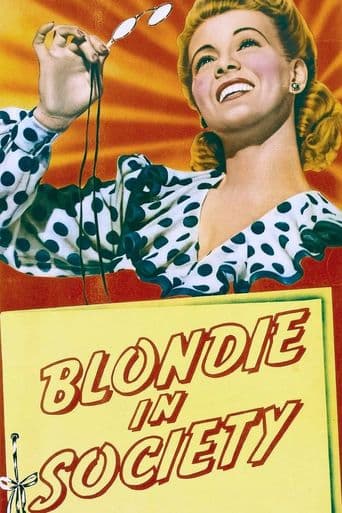 Blondie in Society poster art