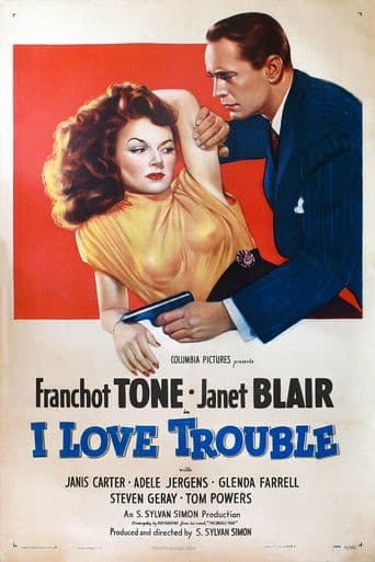 I Love Trouble poster art