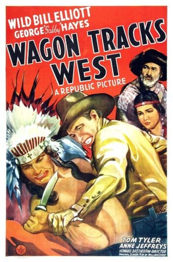 Wagon Tracks West poster art