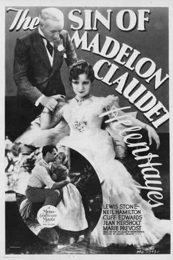 The Sin of Madelon Claudet poster art