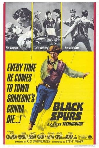 Black Spurs poster art