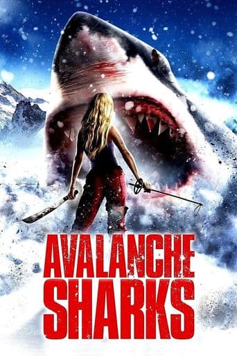 Avalanche Sharks poster art