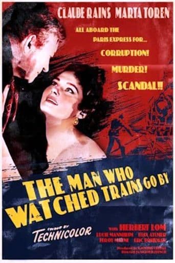 The Man Who Watched Trains Go By poster art