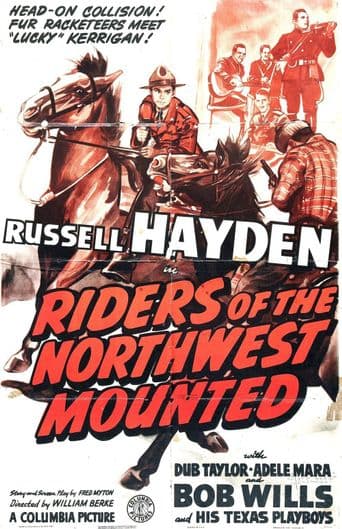 Riders of the Northwest Mounted poster art