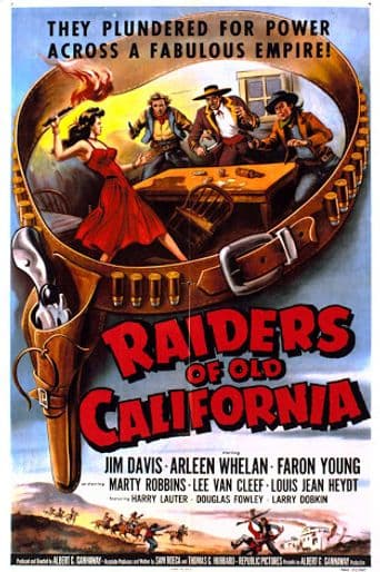 Raiders of Old California poster art