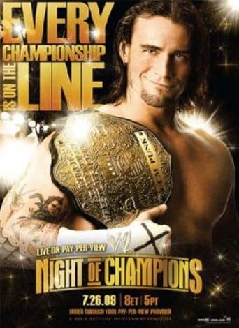 WWE Night of Champions 2009 poster art