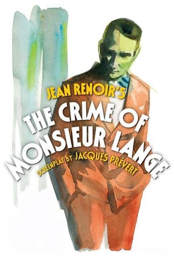 The Crime of Monsieur Lange poster art