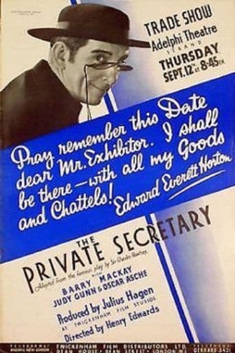 The Private Secretary poster art