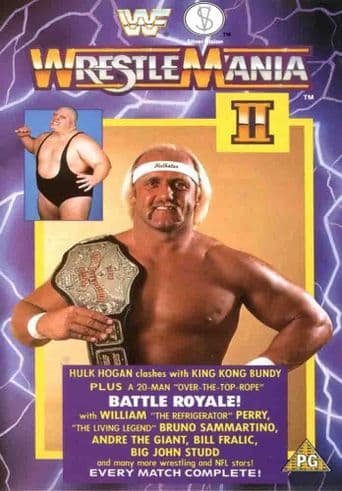 WWE WrestleMania II poster art