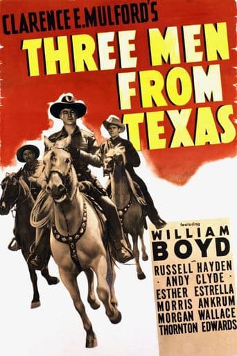 Three Men From Texas poster art