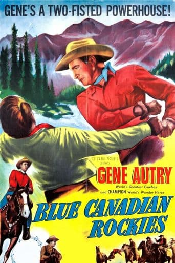 Blue Canadian Rockies poster art