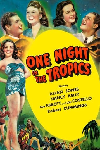 One Night in the Tropics poster art