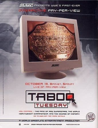 WWE Taboo Tuesday 2004 poster art