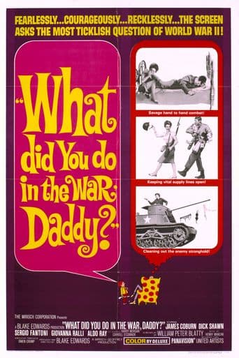 What Did You Do in the War, Daddy? poster art