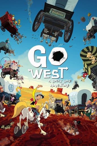 Go West: A Lucky Luke Adventure poster art