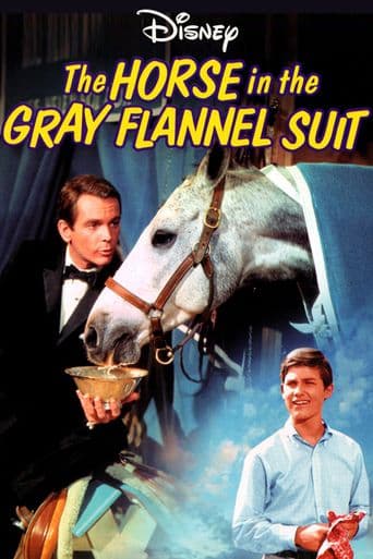 The Horse in the Gray Flannel Suit poster art