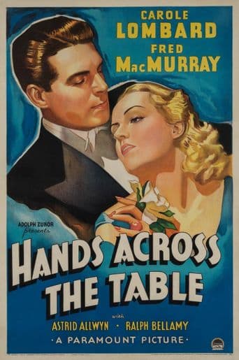 Hands Across the Table poster art