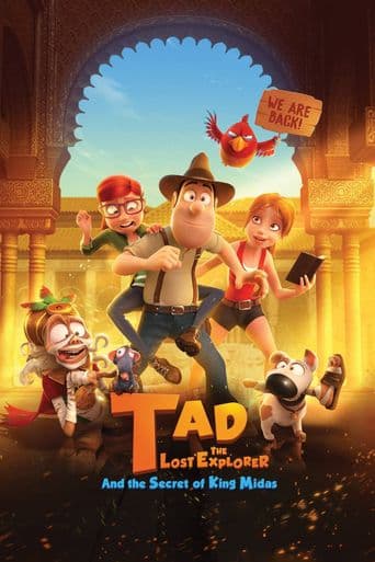 Tad the Lost Explorer and the Secret of King Midas poster art