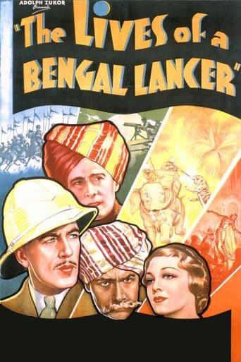 The Lives of a Bengal Lancer poster art