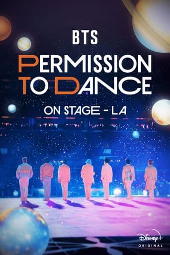 BTS PERMISSION TO DANCE: ON STAGE - LA poster art