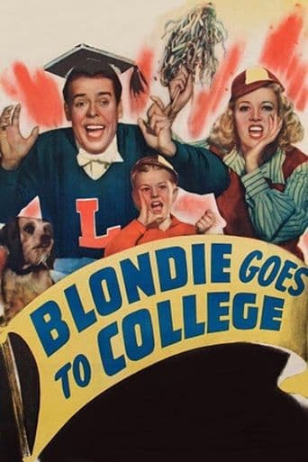 Blondie Goes to College poster art