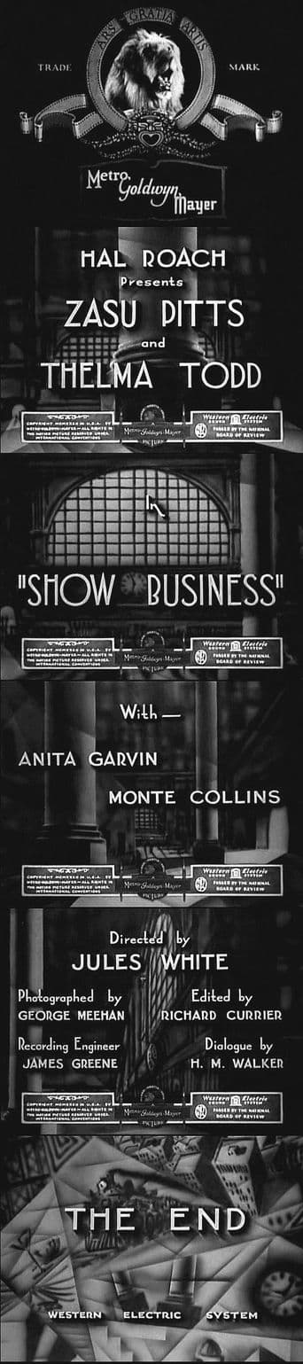 Show Business poster art