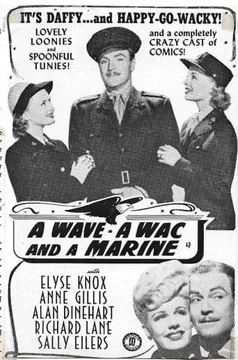 A Wave, a Wac and a Marine poster art