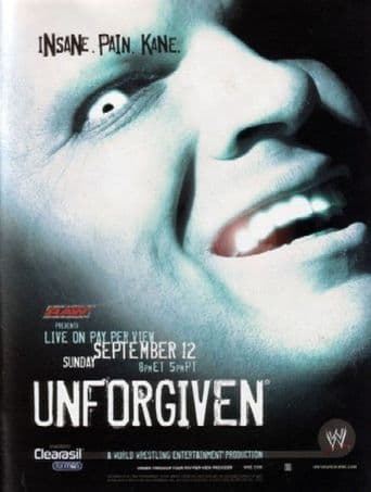 WWE Unforgiven 2004 poster art