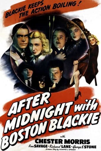After Midnight With Boston Blackie poster art