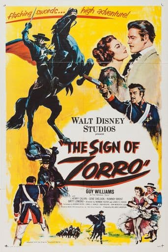 The Sign of Zorro poster art