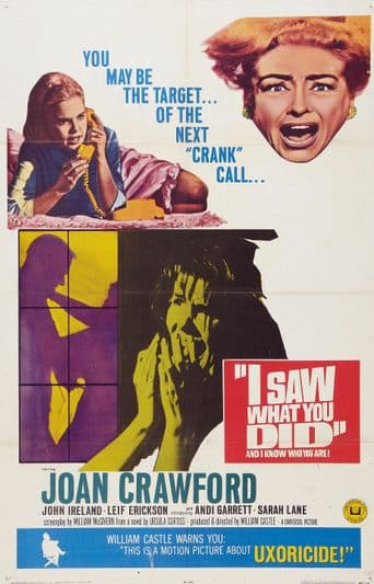 I Saw What You Did poster art