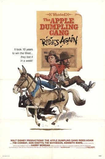 The Apple Dumpling Gang Rides Again poster art