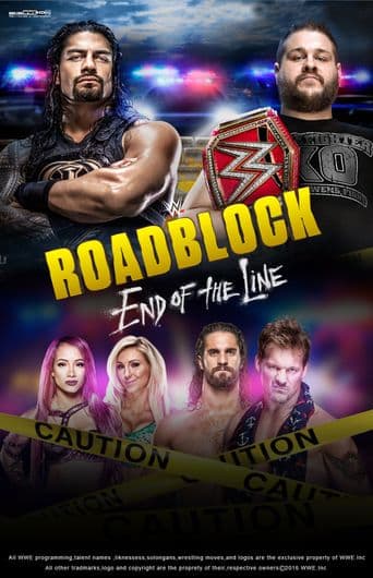 WWE Roadblock: End of the Line 2016 poster art