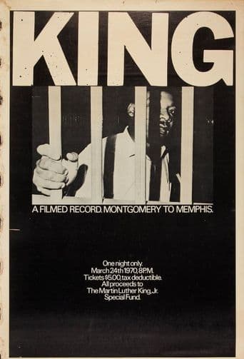 King: A Filmed Record...Montgomery to Memphis poster art