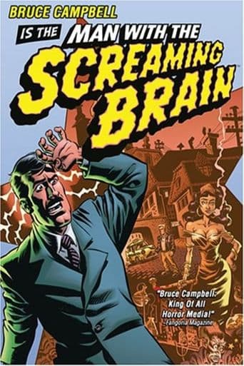 Man With the Screaming Brain poster art