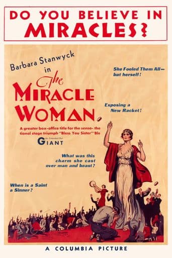 The Miracle Woman poster art