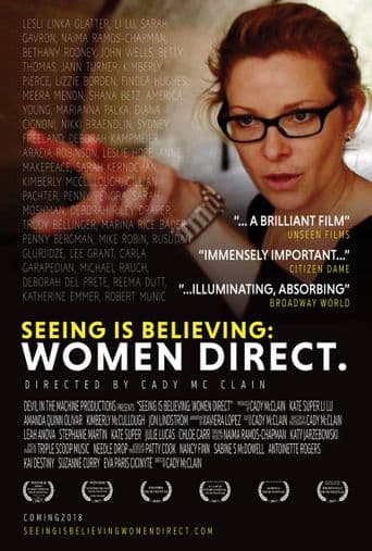 Seeing is Believing: Women Direct poster art