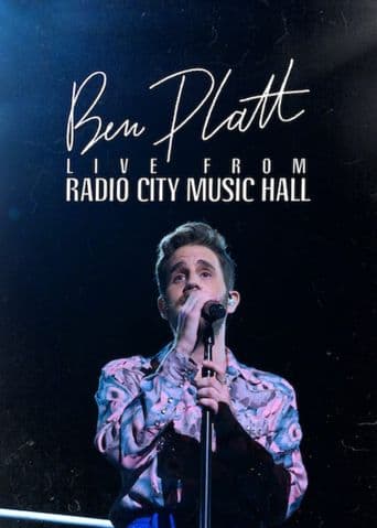 Ben Platt: Live from Radio City Music Hall poster art