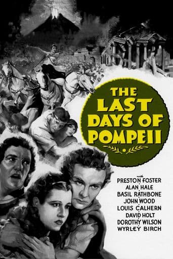 The Last Days of Pompeii poster art