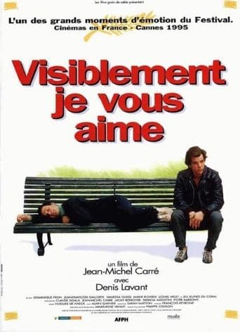 Visiblement je vous aime poster art