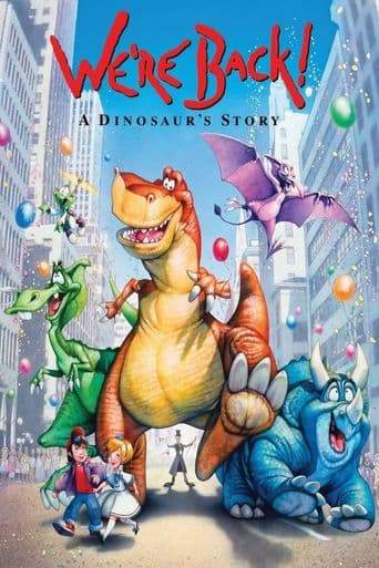 We're Back! A Dinosaur's Story poster art