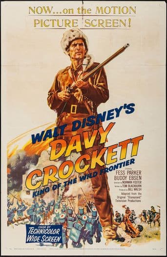 Davy Crockett: King of the Wild Frontier poster art