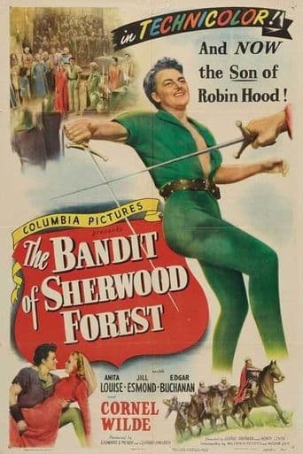 The Bandit of Sherwood Forest poster art