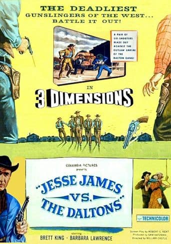 Jesse James vs. the Daltons poster art