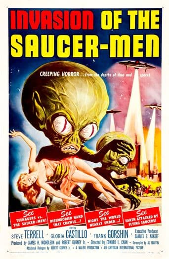 Invasion of the Saucer Men poster art